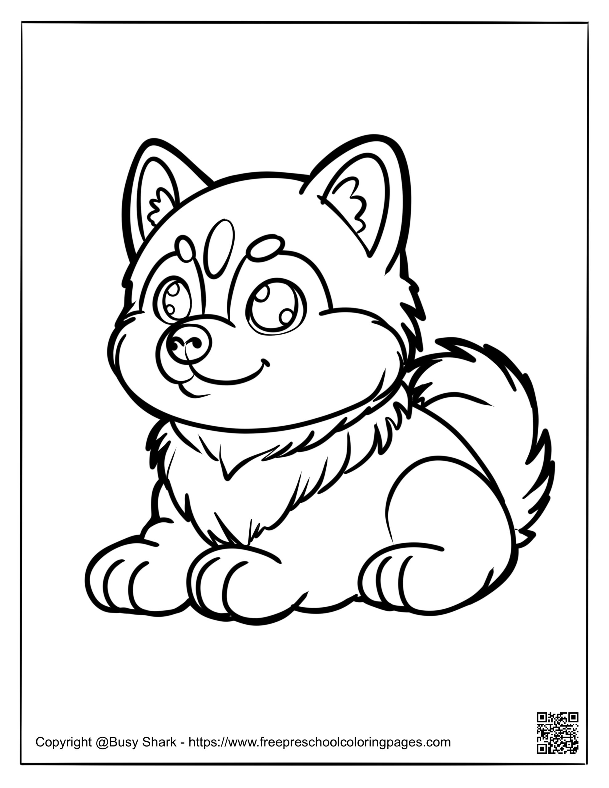 Husky Dog Free Coloring Pages Husky Dog Free Coloring Pages