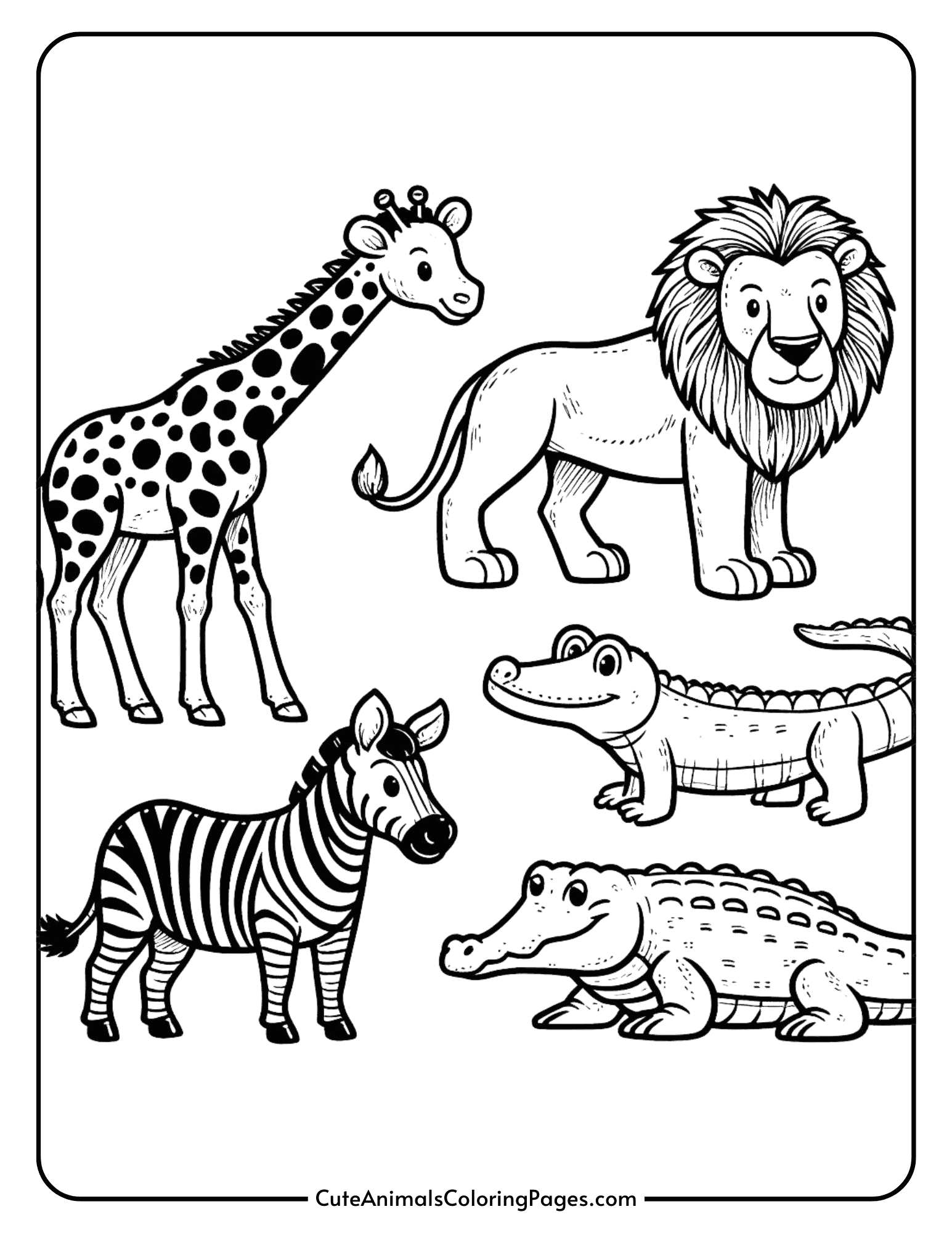 coloring pages of animals coloring pages of animals