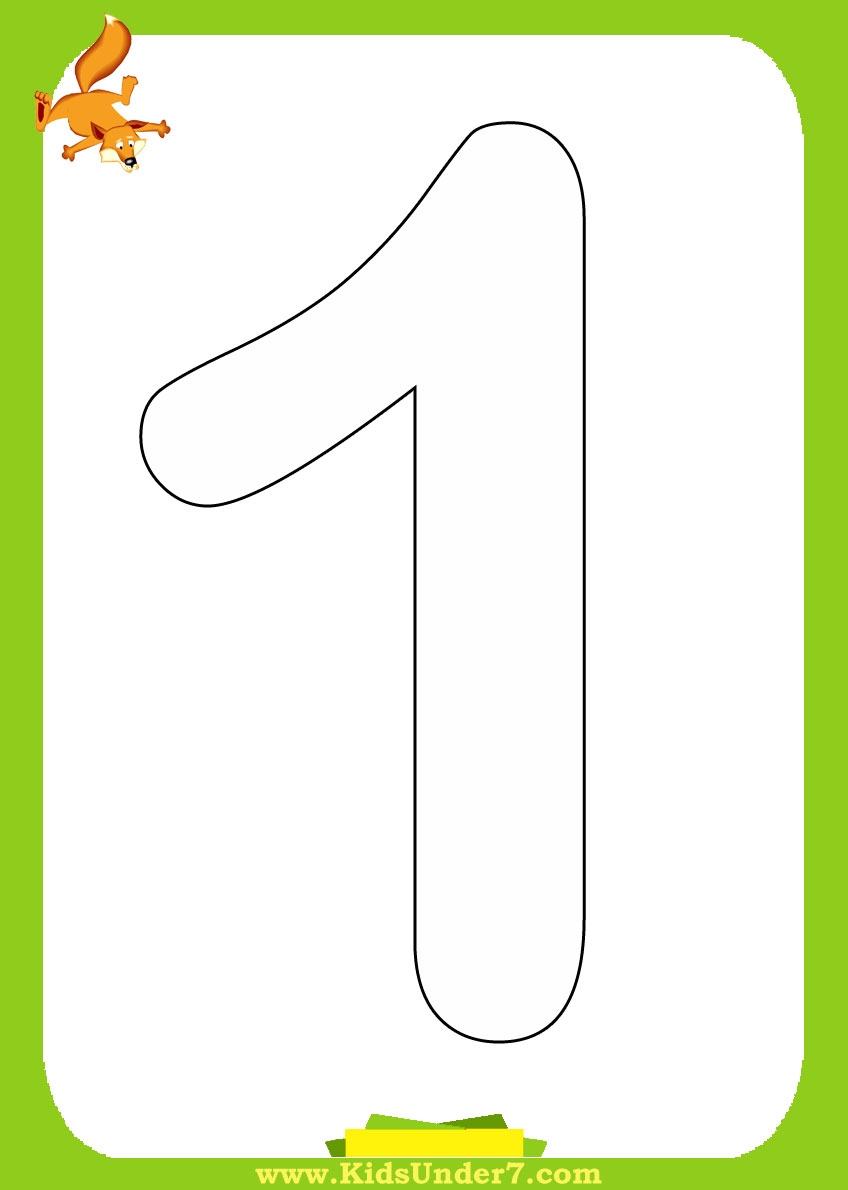 number 1 coloring page number 1 coloring page