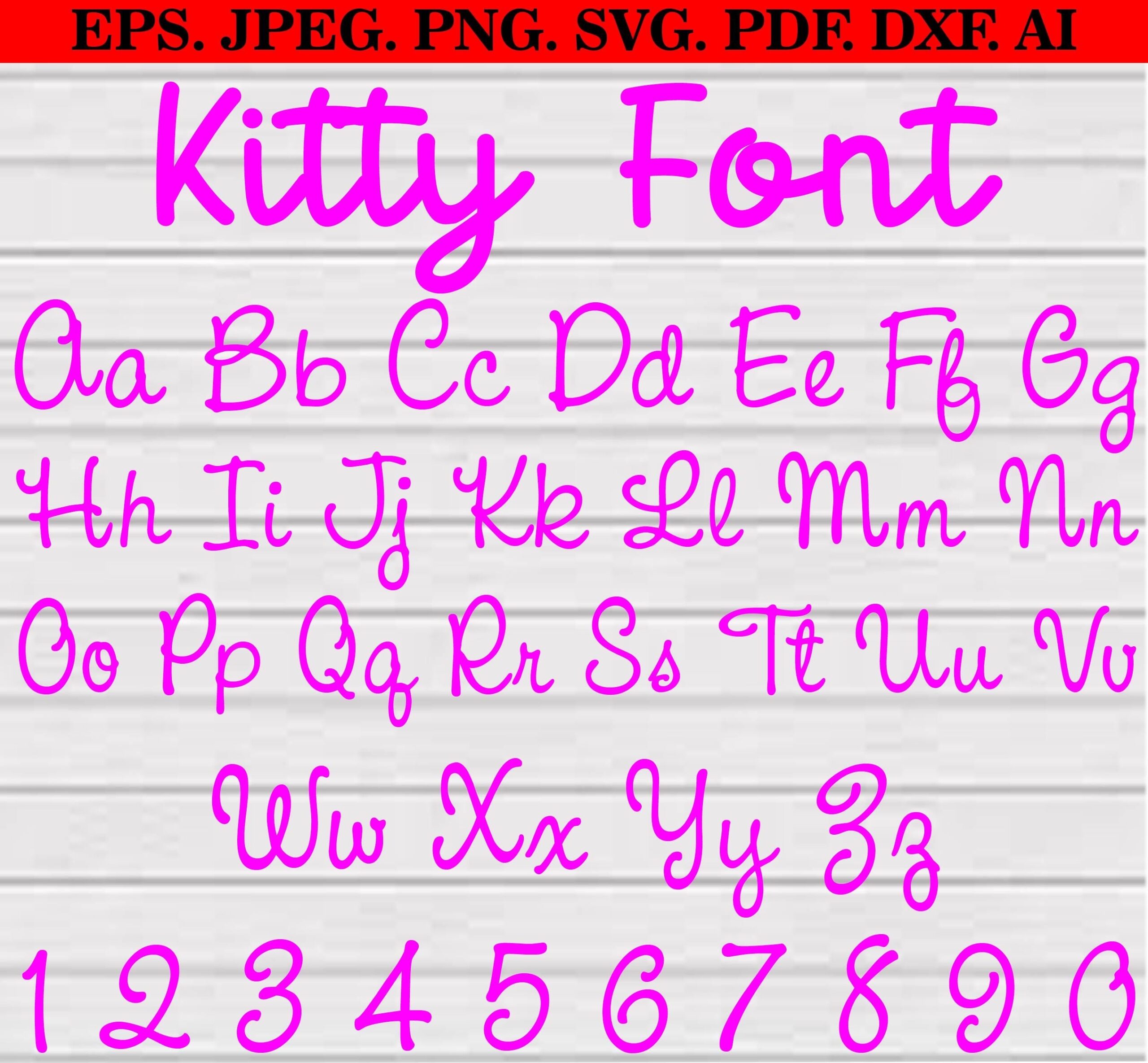 Kitty Letters Etsy Kitty Letters Etsy