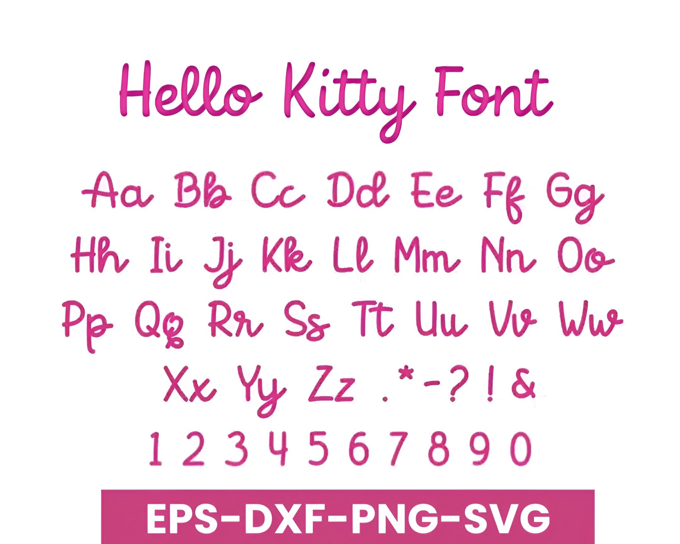 Kitty Letters Etsy Kitty Letters Etsy