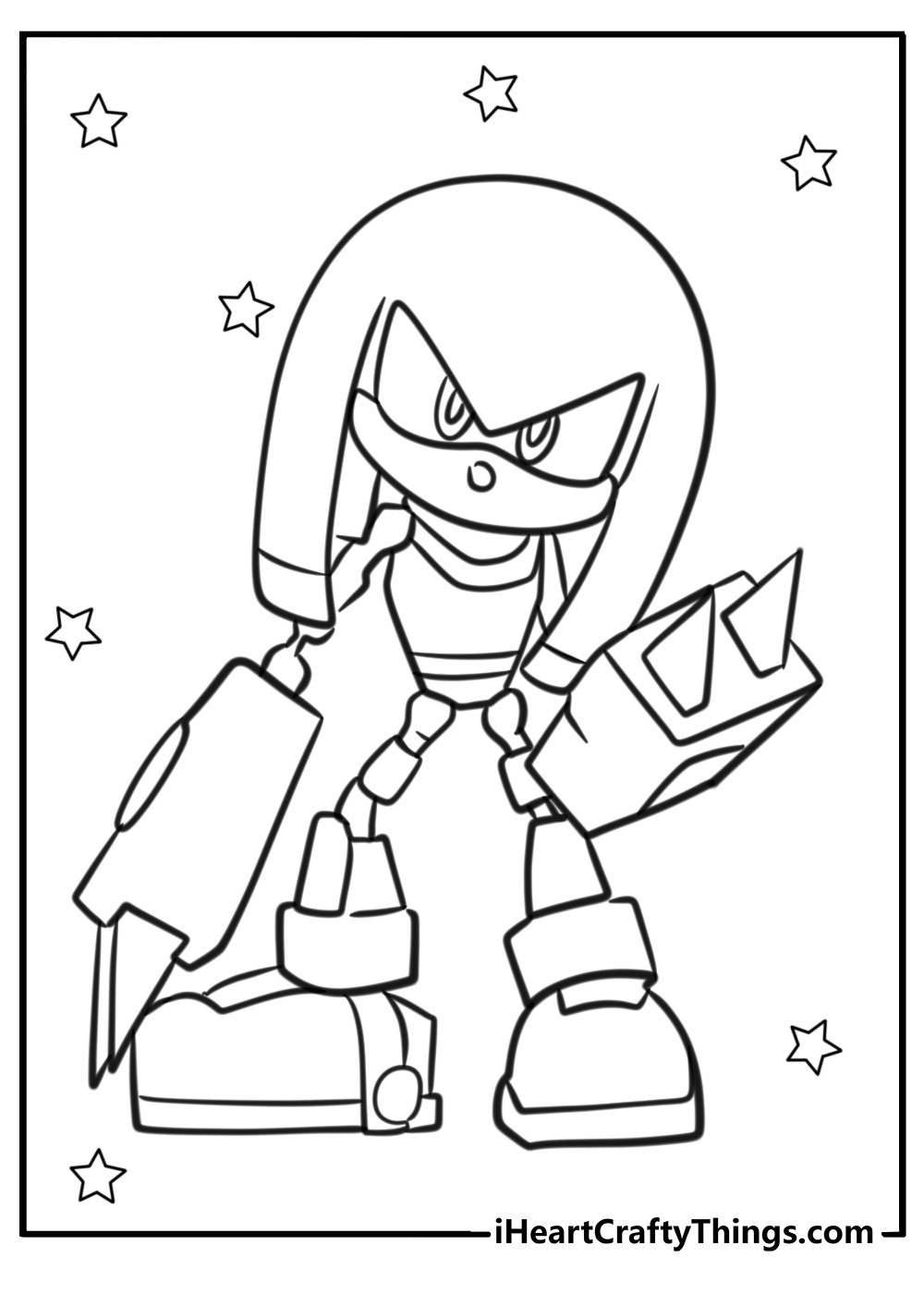Knuckles Coloring Pages 20 Printable PDFs For Free  Knuckles Coloring Pages 20 Printable PDFs For Free