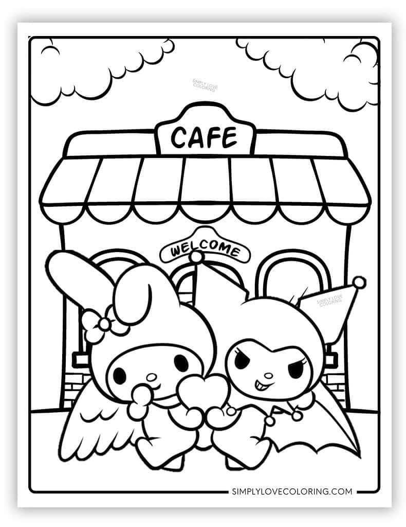 Kuromi Coloring Pages Free PDF Printables Simply Love Coloring Kuromi Coloring Pages Free PDF Printables Simply Love Coloring
