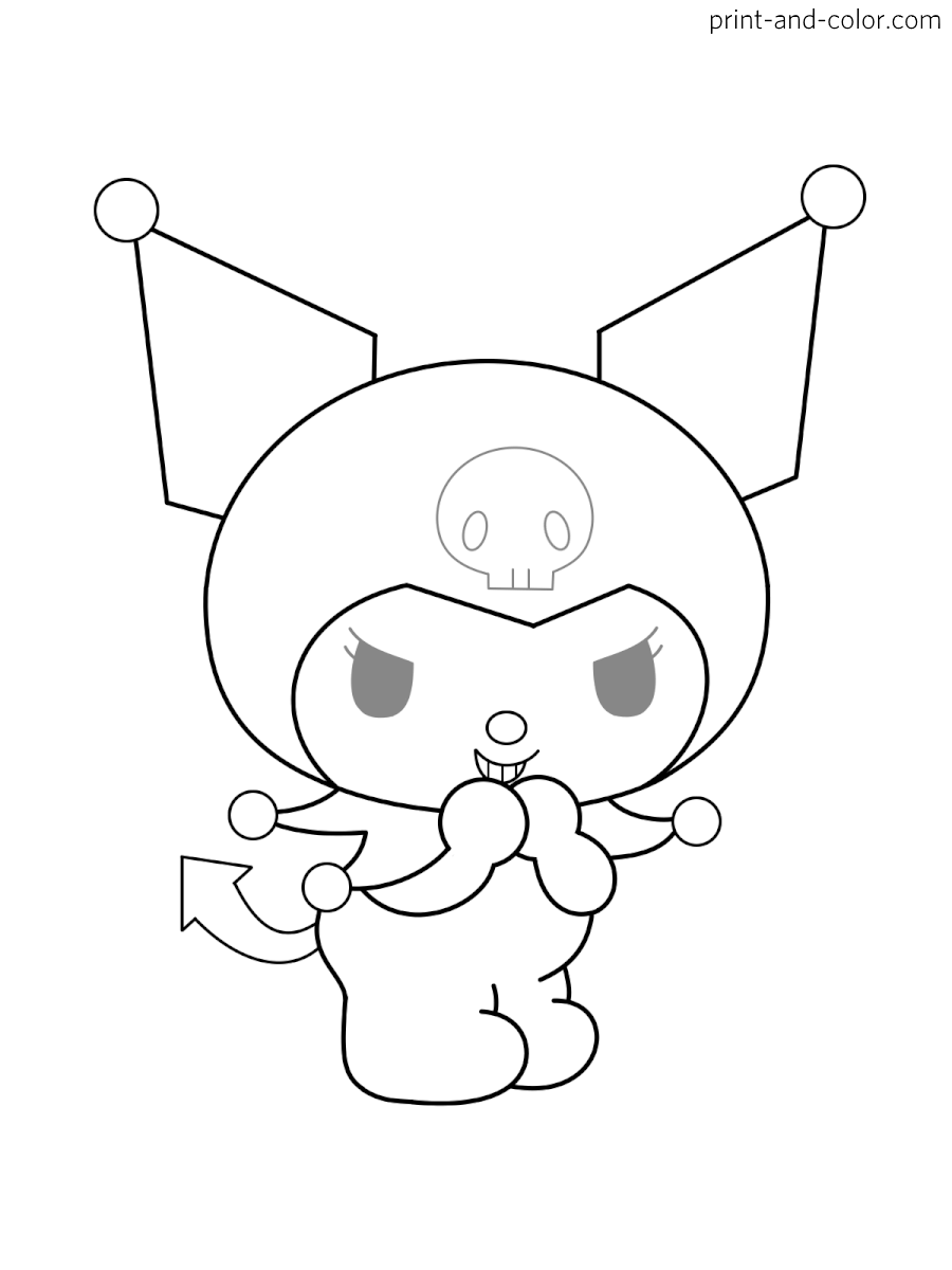 Kuromi Coloring Pages Print And Color Kuromi Coloring Pages Print And Color