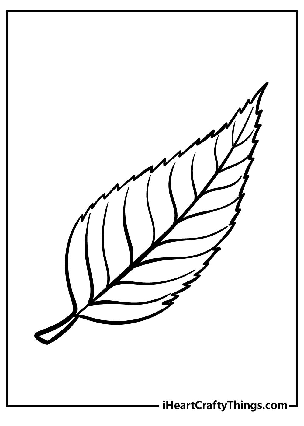 Leaf Coloring Pages 100 Free Printables  Leaf Coloring Pages 100 Free Printables