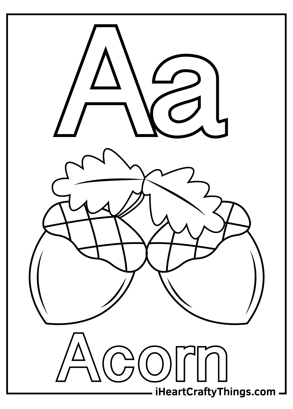 Letter A Coloring Pages 100 Free Printables  Letter A Coloring Pages 100 Free Printables