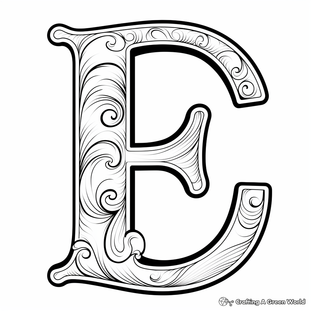 Letter E Coloring Pages Free Printable 