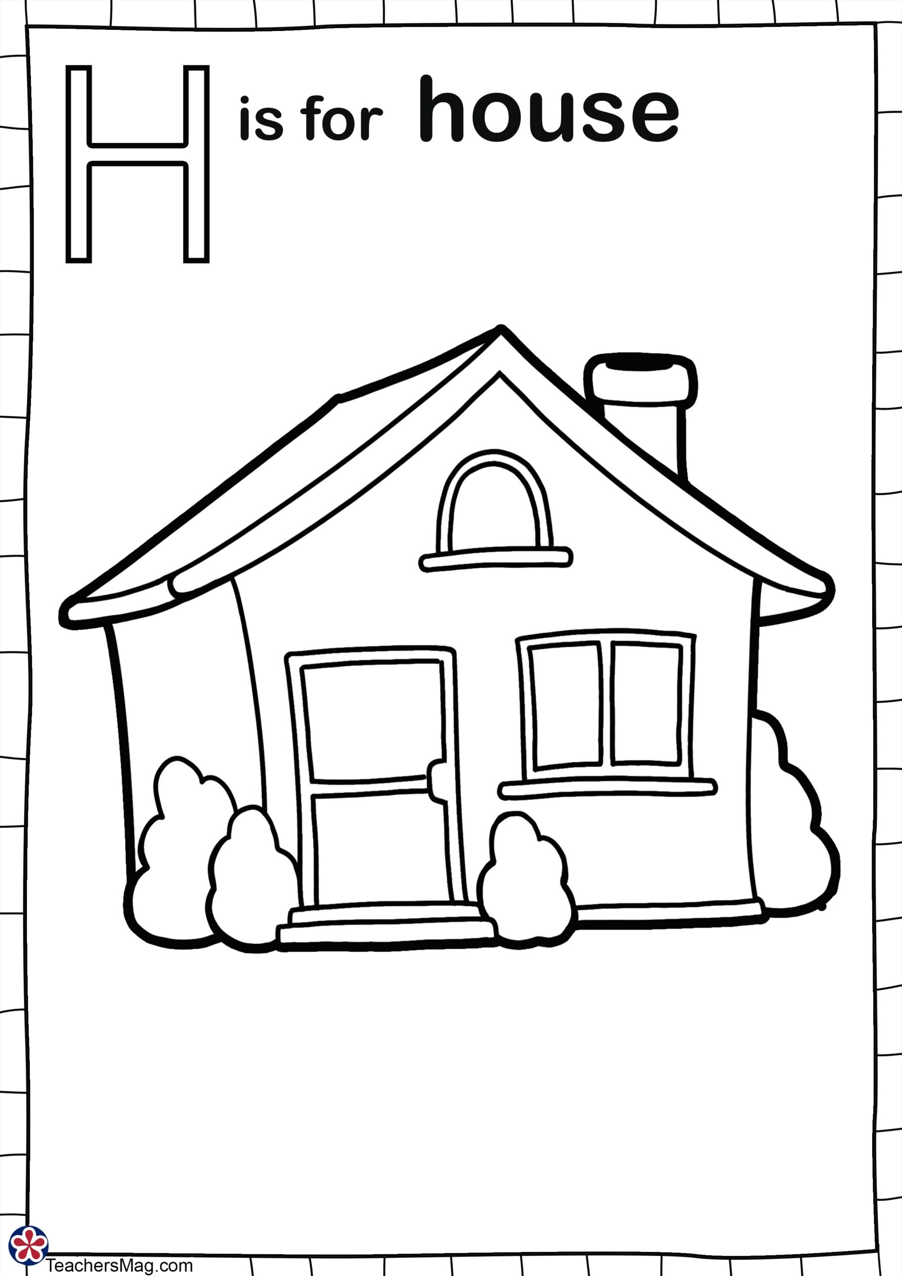 coloring pages for letter h coloring pages for letter h
