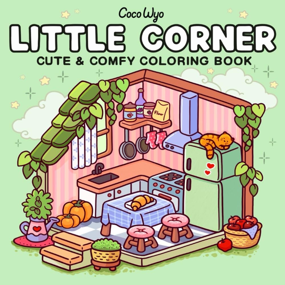 Little Corner Coloring Book For Adults And Teens Super Cute Designs Of Cozy Hygge Spaces For Relaxation Cozy Spaces Coloring Wyo Coco 9798326983169 Amazon Books Little Corner Coloring Book For Adults And Teens Super Cute Designs Of Cozy Hygge Spaces For Relaxation Cozy Spaces Coloring Wyo Coco 9798326983169 Amazon Books