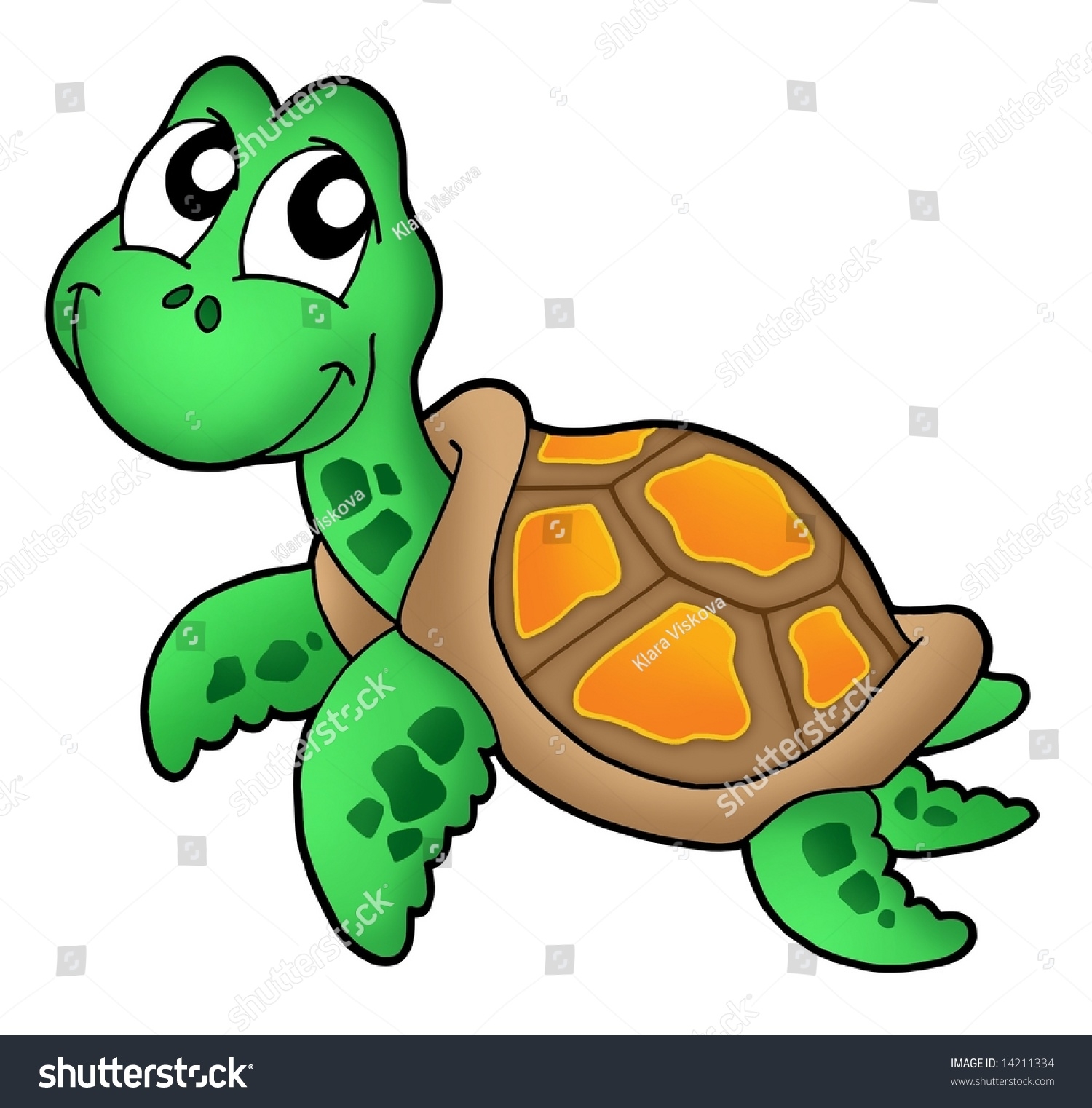 Little Sea Turtle Color Illustration Stock Illustration 14211334 Shutterstock Little Sea Turtle Color Illustration Stock Illustration 14211334 Shutterstock
