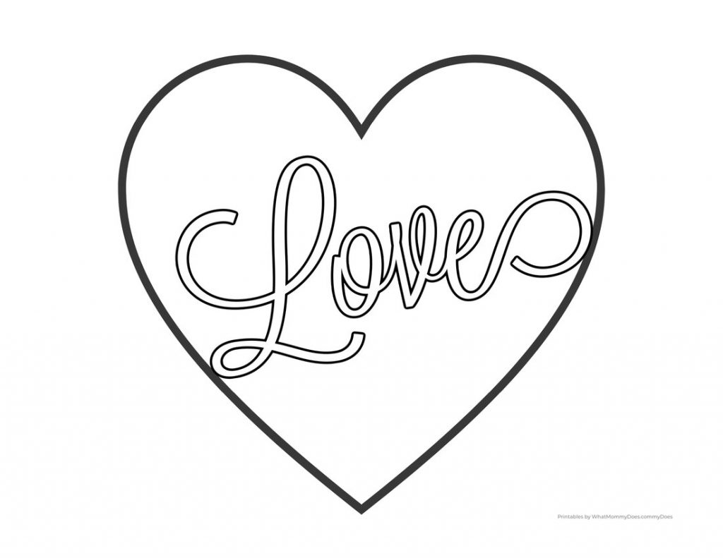 heart coloring pages printable heart coloring pages printable