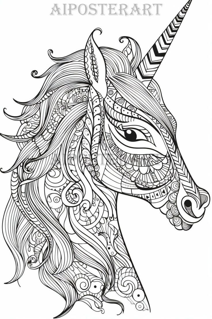 Mandala Of A Mythical Creature Printable Coloring Page For Adults Mandala Of A Mythical Creature Printable Coloring Page For Adults