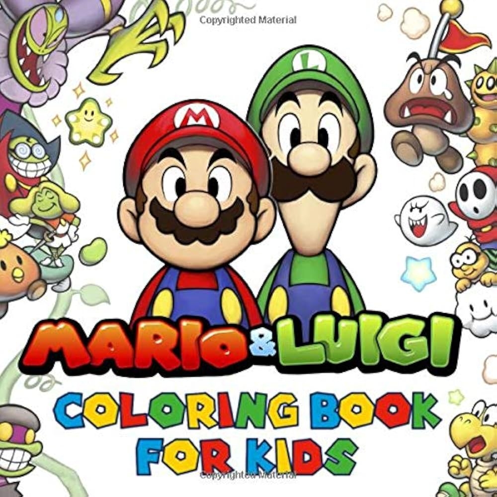 Mario And Luigi Coloring Book For Kids Mario And Luigi Jumbo Coloring Book With High Quality Images For Kids Ages 4 8 By Amazon ae Mario And Luigi Coloring Book For Kids Mario And Luigi Jumbo Coloring Book With High Quality Images For Kids Ages 4 8 By Amazon ae