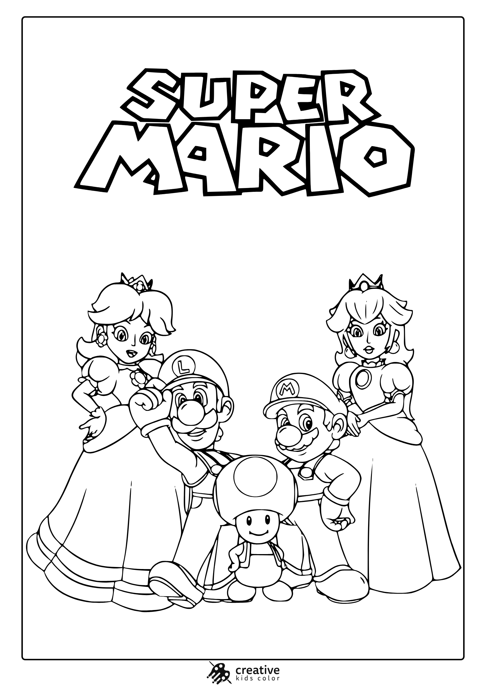 Mario Coloring Pages 25 Free Printable PDF  Mario Coloring Pages 25 Free Printable PDF