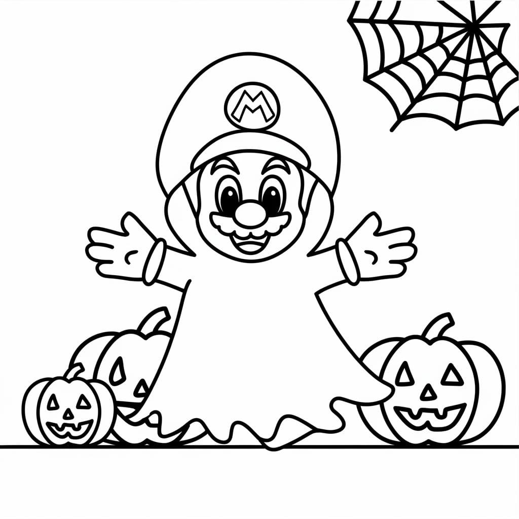 Mario Halloween Ghost Coloring Page Download Print Or Color Online For Free Mario Halloween Ghost Coloring Page Download Print Or Color Online For Free