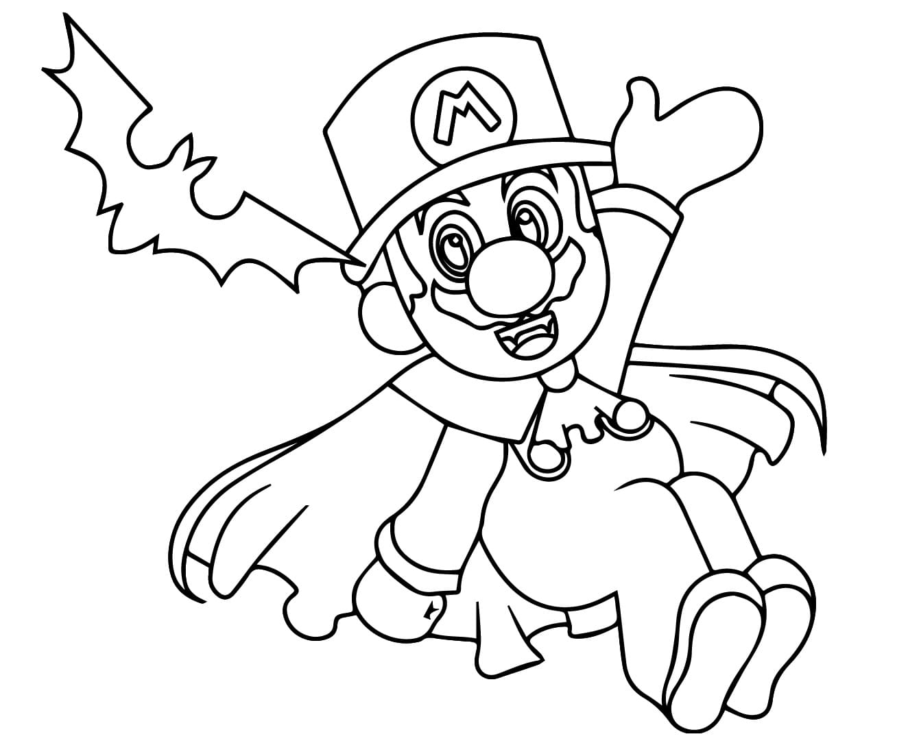 Mario Halloween Vampire Coloring Page Download Print Or Color Online For Free Mario Halloween Vampire Coloring Page Download Print Or Color Online For Free