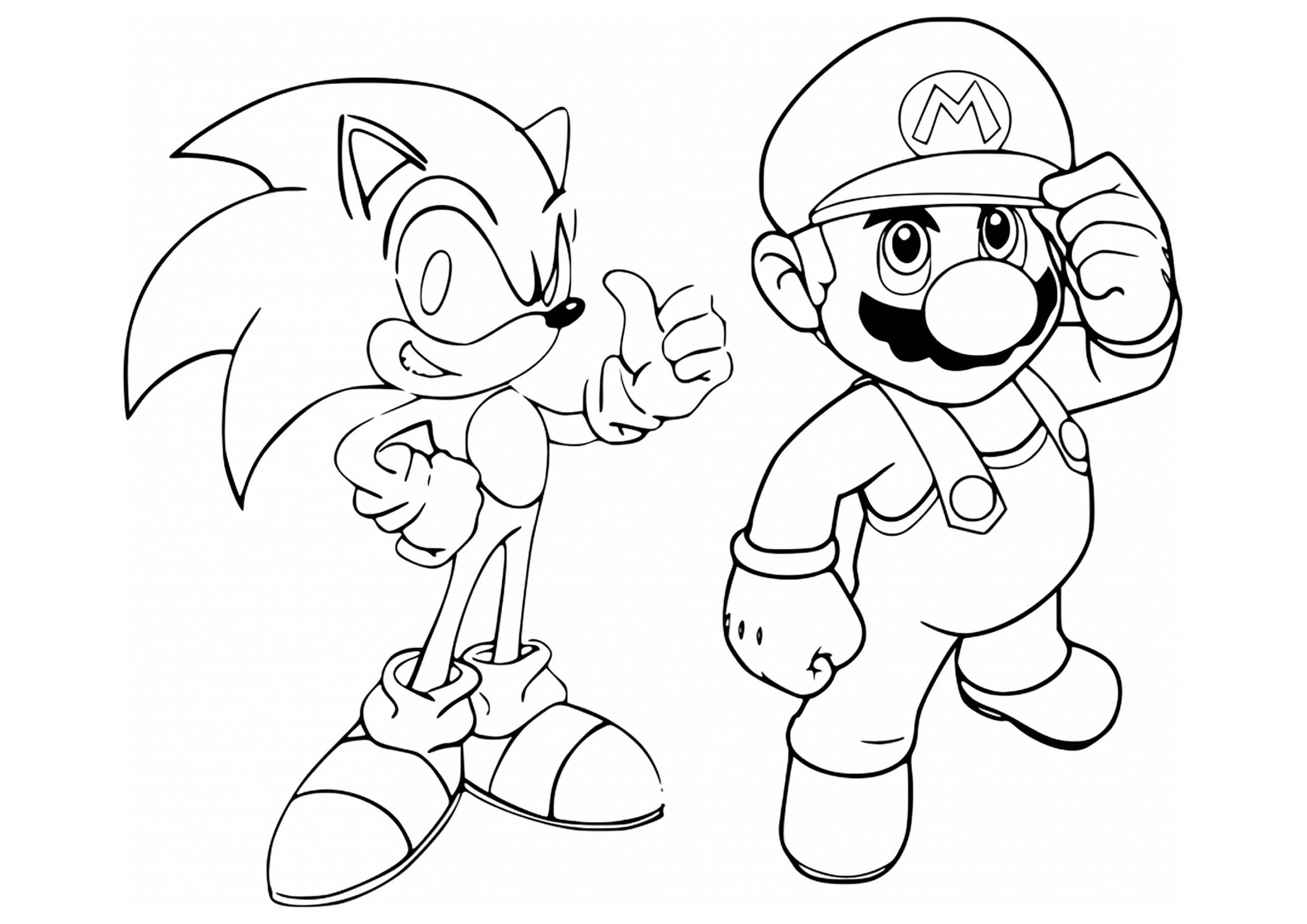 Mario Sonic Coloring Page Super Mario Bros Coloring Pages Mario Sonic Coloring Page Super Mario Bros Coloring Pages