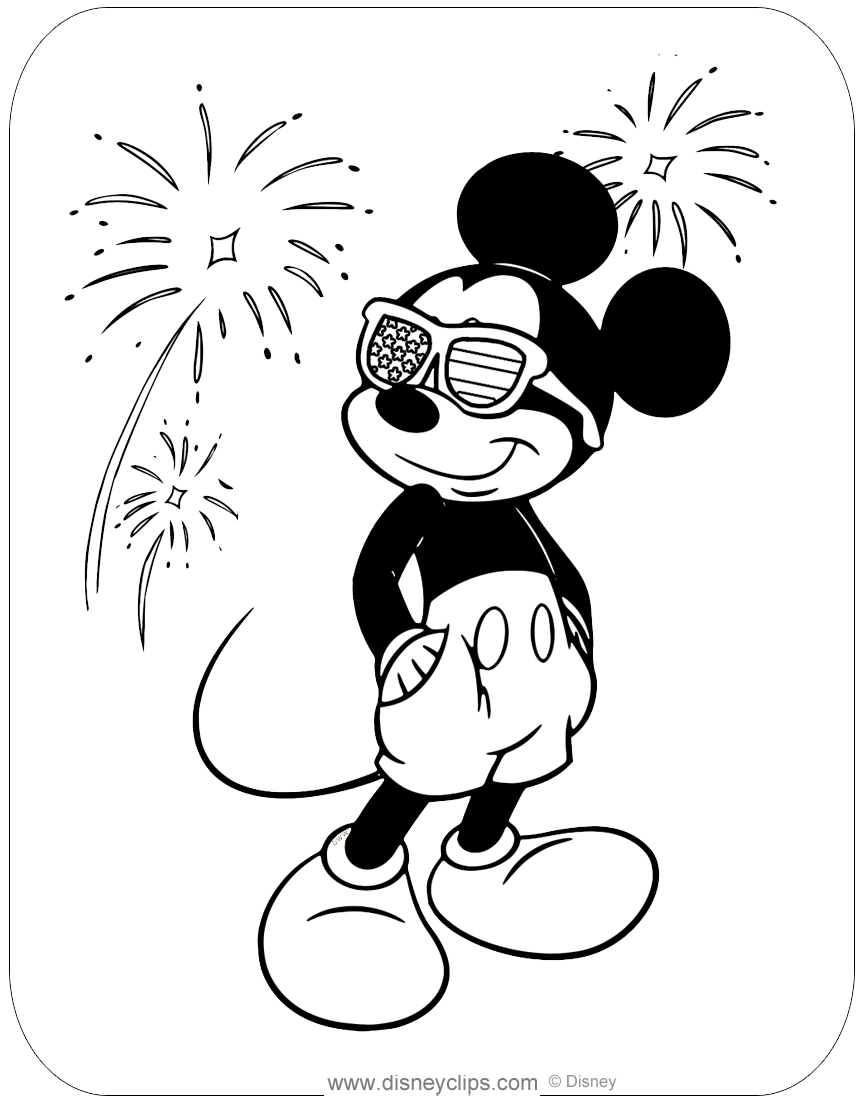 Mickey Mouse Special Events Coloring Pages Disneyclips Mickey Mouse Special Events Coloring Pages Disneyclips