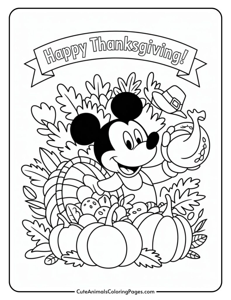 Mickey Mouse Thanksgiving Coloring Page 9 Coloring Sheets Cute Animals Coloring Pages Mickey Mouse Thanksgiving Coloring Page 9 Coloring Sheets Cute Animals Coloring Pages