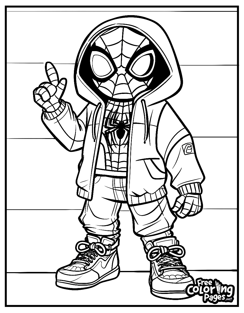 Miles Morales Coloring Pages Spiderman Coloring Pages FreeColoringPages Miles Morales Coloring Pages Spiderman Coloring Pages FreeColoringPages