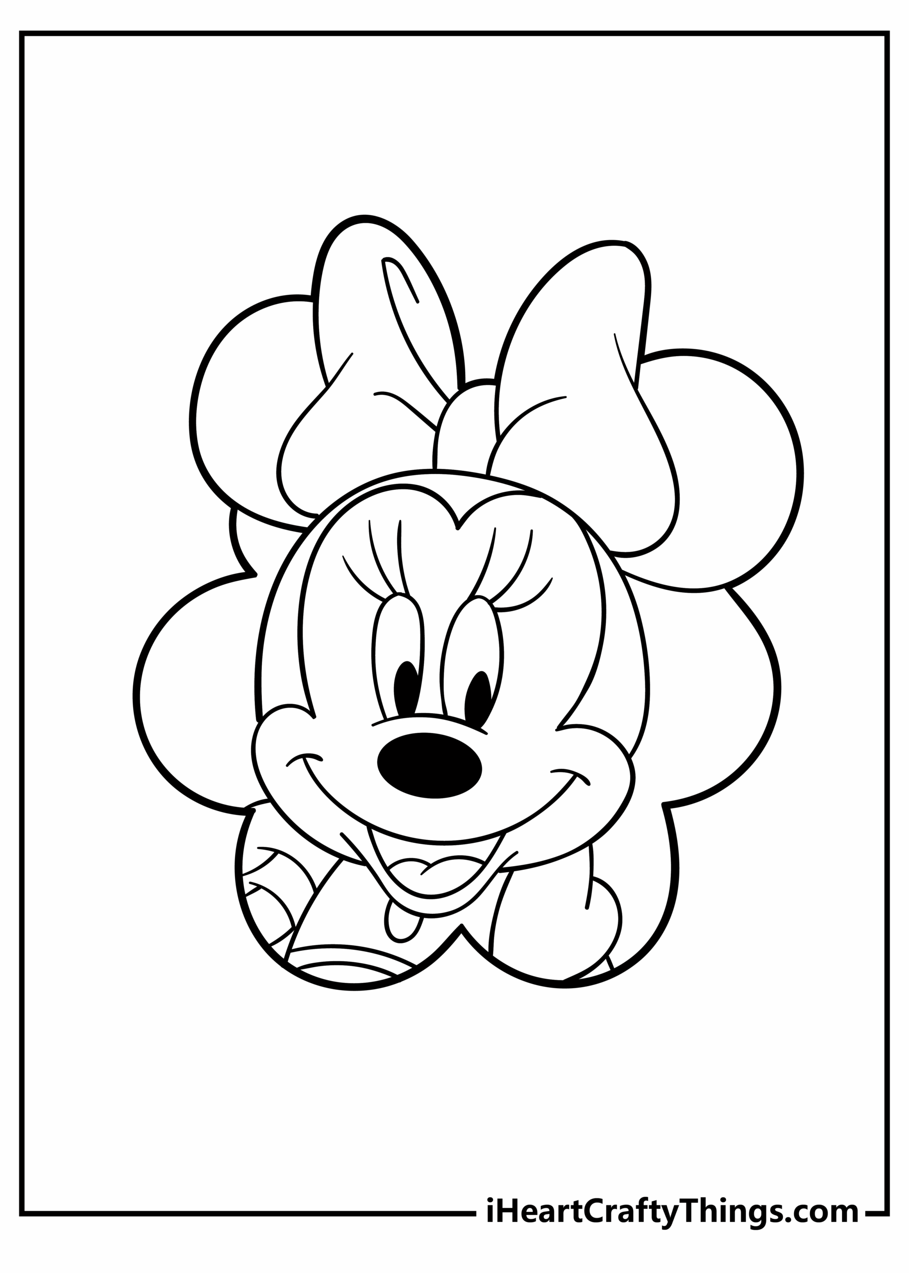 Minnie Mouse Coloring Pages 30 Free Printables  Minnie Mouse Coloring Pages 30 Free Printables