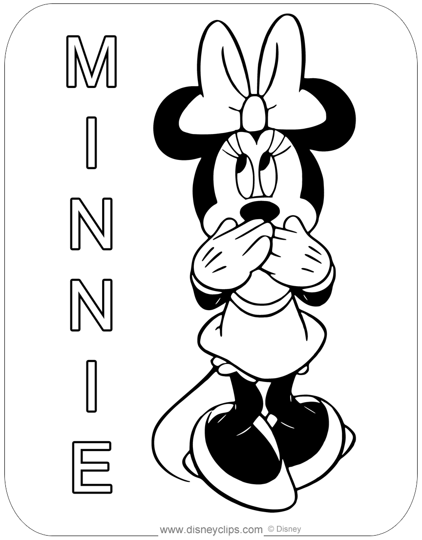 Misc Minnie Mouse Coloring Pages Disneyclips Misc Minnie Mouse Coloring Pages Disneyclips