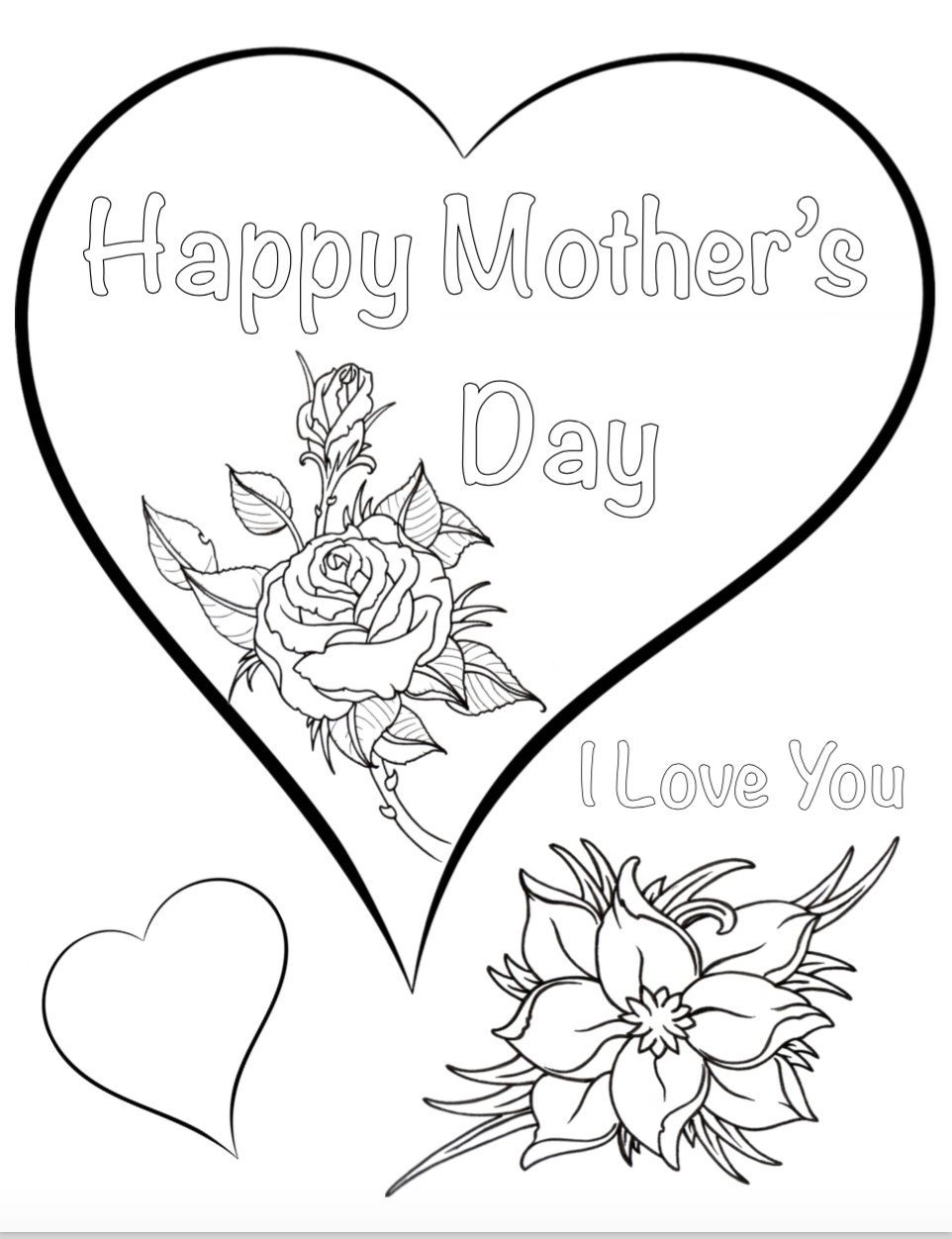 free mothers day coloring pages free mothers day coloring pages