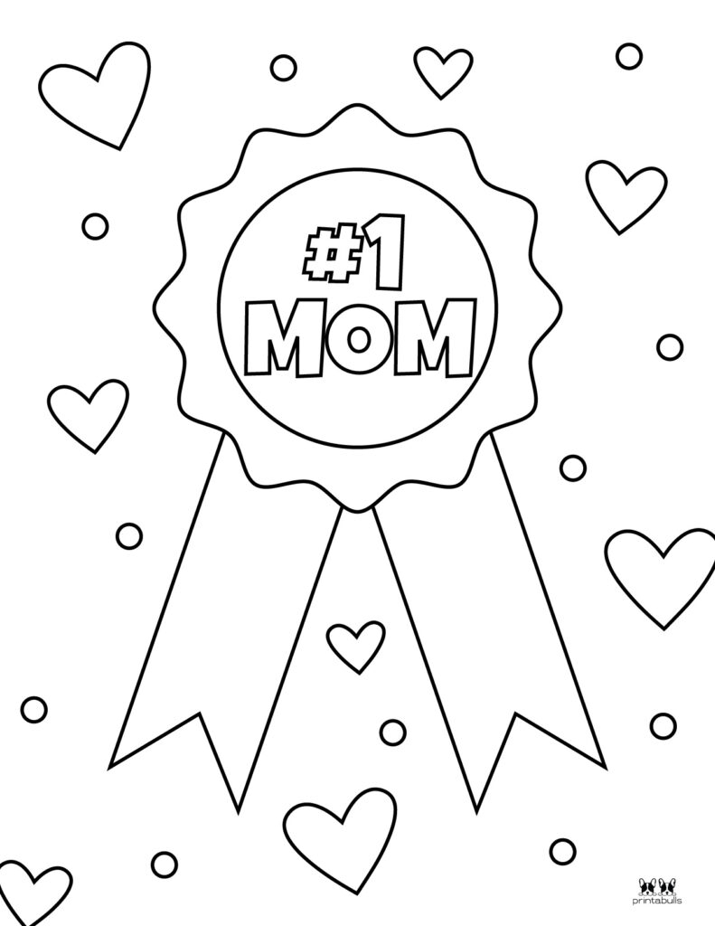 Mothers Day Coloring Pages 50 FREE Printables Printabulls Worksheets Library