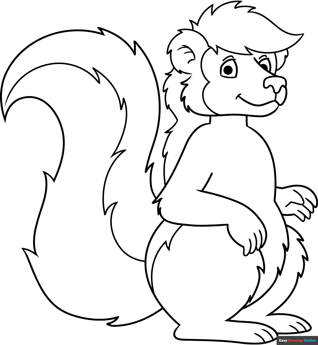 Mr Skunk From Little Bear Tv Series Coloring Page Easy Drawing Guides Mr Skunk From Little Bear Tv Series Coloring Page Easy Drawing Guides