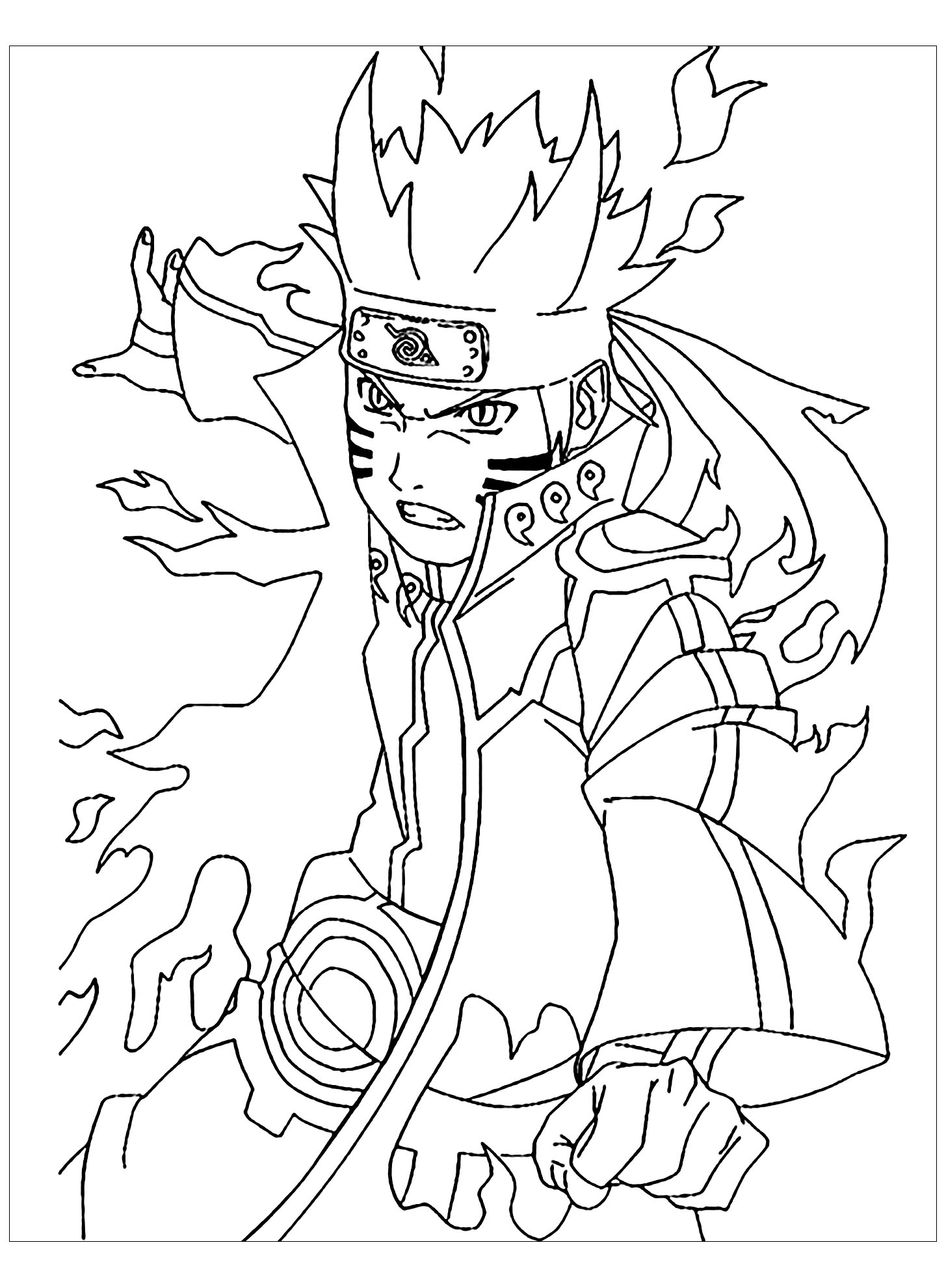 Naruto Naruto Coloring Pages For Kids Naruto Naruto Coloring Pages For Kids