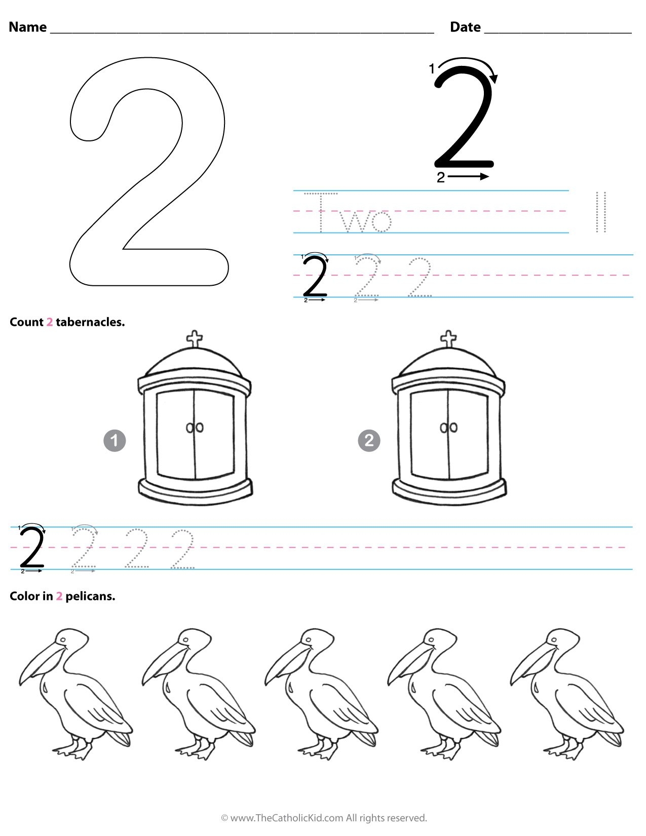 Number Worksheets Download Pack TheCatholicKid Number Worksheets Download Pack TheCatholicKid