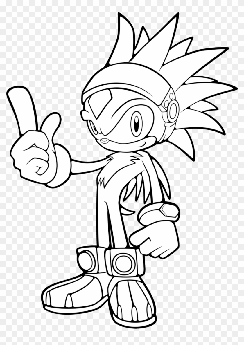 Odd Silver The Hedgehog Coloring Pages Silver Hedgehog Coloring Pages HD Png Download 850x1163 6639381 PngFind