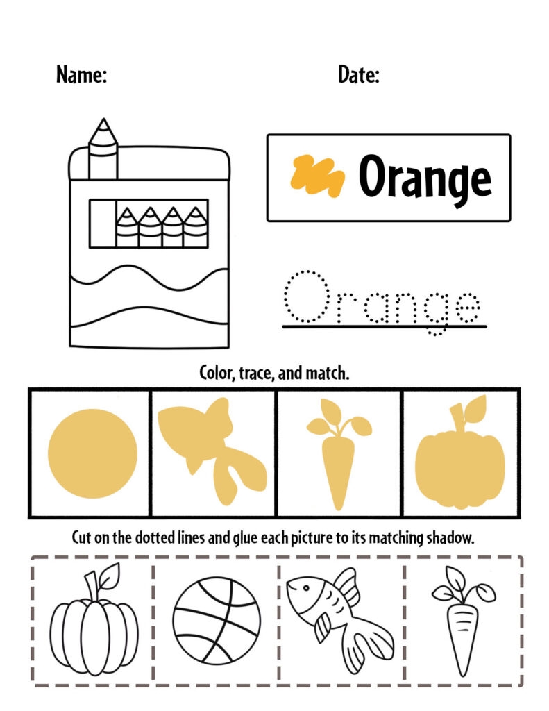 Orange Color Activities And Worksheets For Preschool The Hollydog Blog Orange Color Activities And Worksheets For Preschool The Hollydog Blog