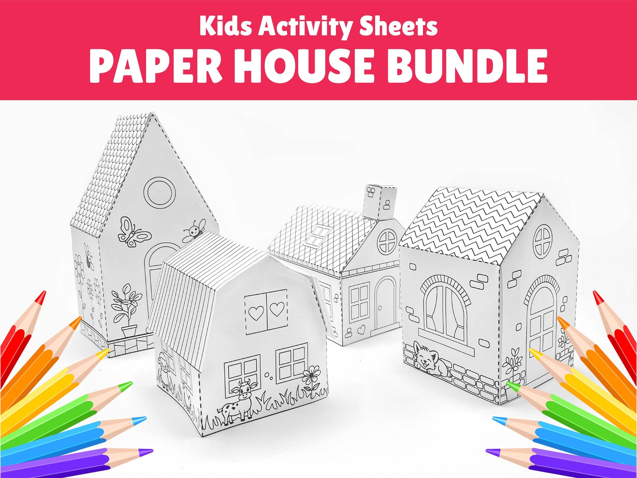 Paper Houses Printable Activity Sheets Paper Craft Kit Coloring House Instant Download Cut And Create Fun Arts Crafts Activity For Kids Etsy New Zealand Paper Houses Printable Activity Sheets Paper Craft Kit Coloring House Instant Download Cut And Create Fun Arts Crafts Activity For Kids Etsy New Zealand