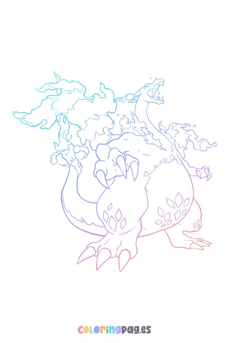 oshawott versus charizard coloring page oshawott versus charizard coloring page