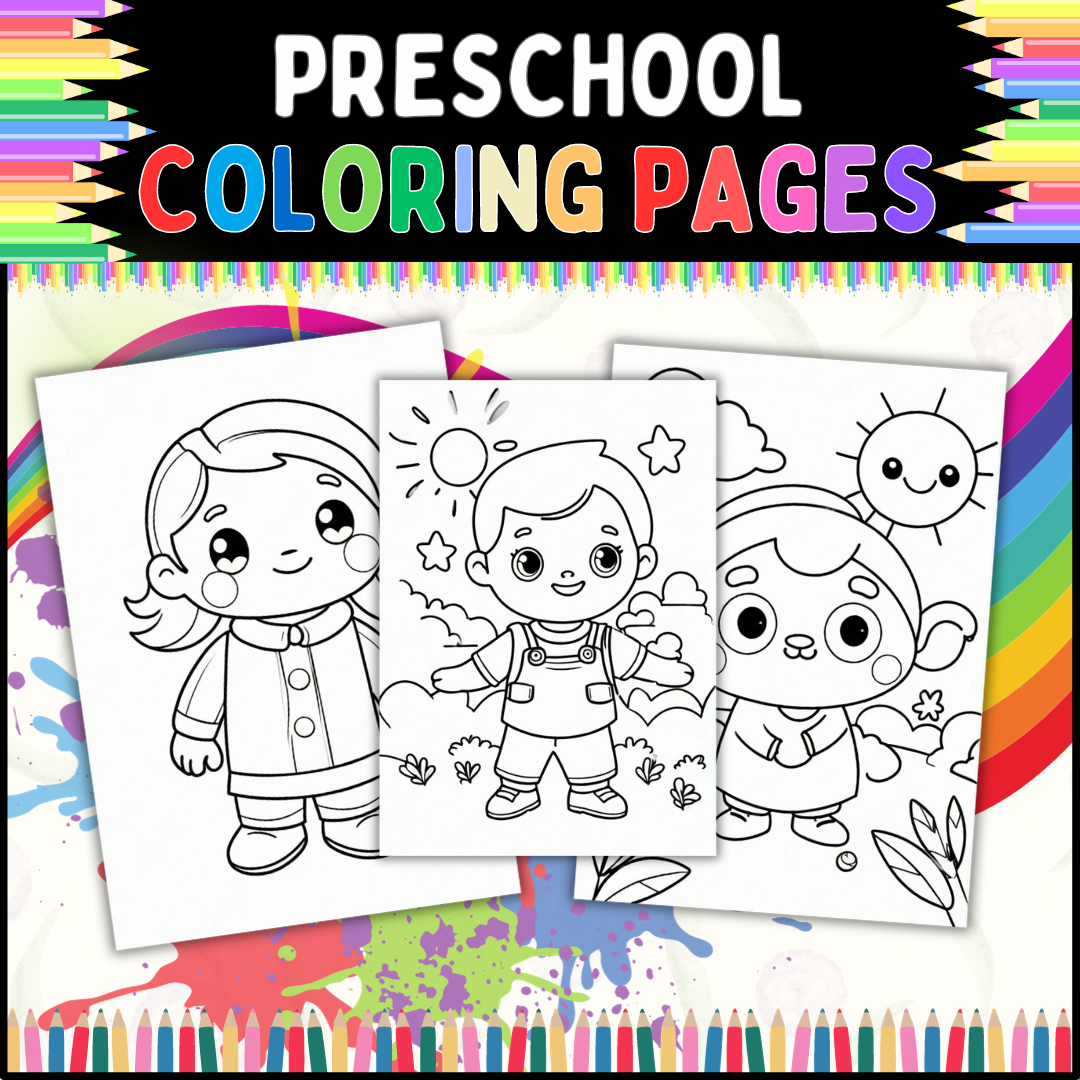 Preschool Coloring Pages For Kids For Classroom And Kindergarten And More Made By Teachers