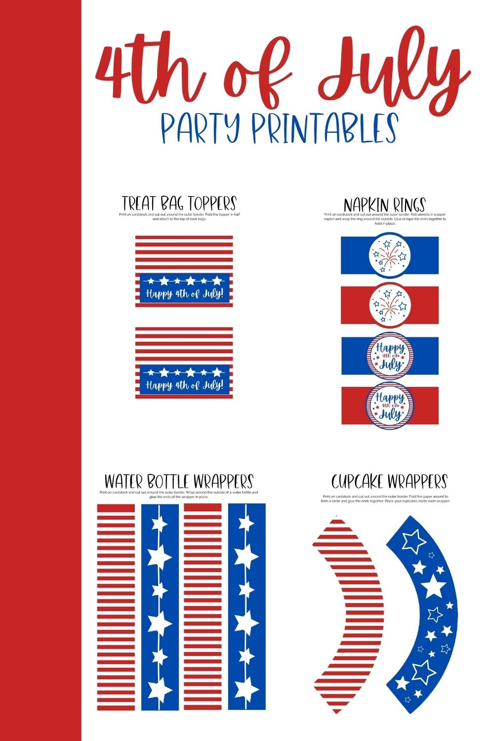fourth of july printables fourth of july printables