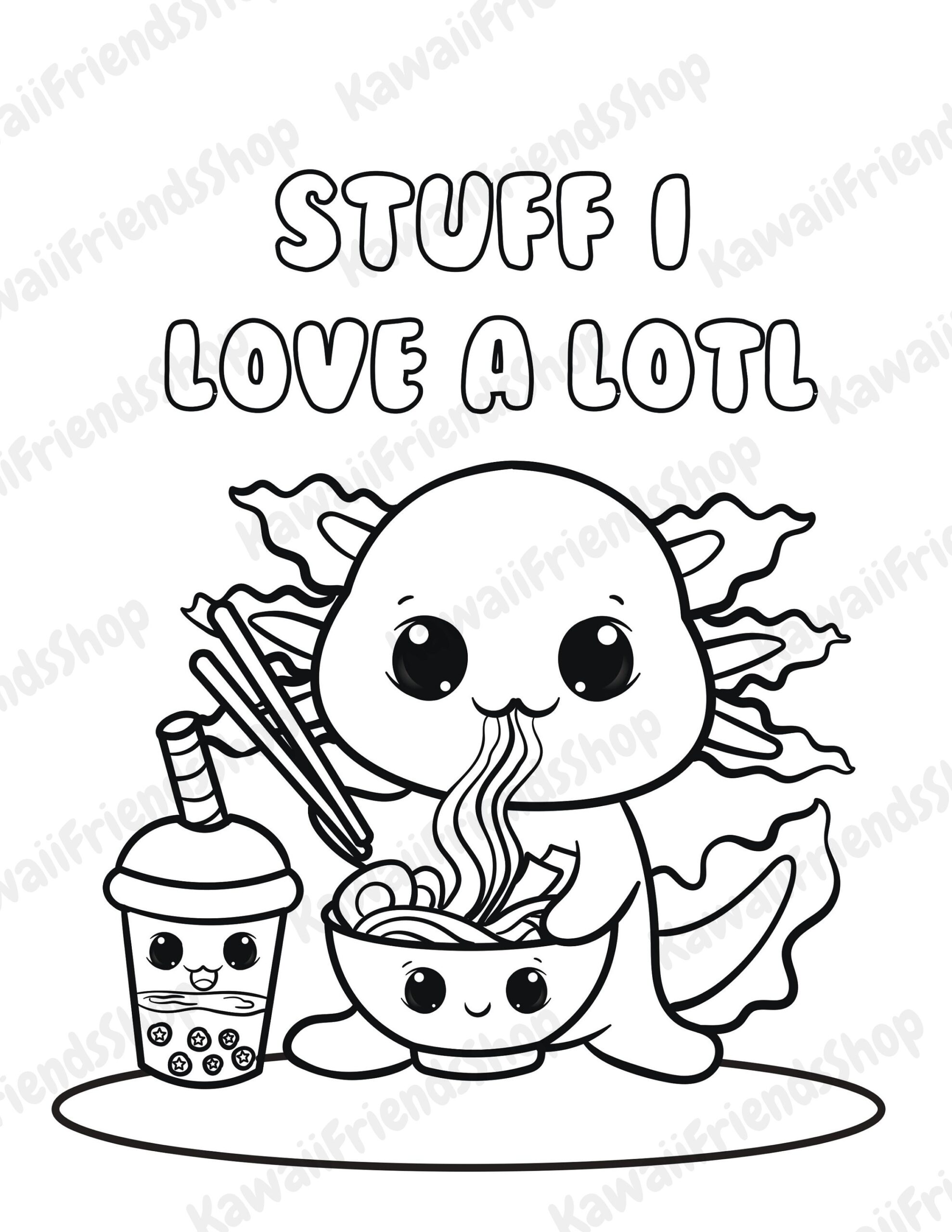 Printable Coloring Page Stuff I Love A Lotl Kawaii Coloring Page Kids Coloring Page Digital Download Coloring Page Fun Coloring Page Etsy Australia Printable Coloring Page Stuff I Love A Lotl Kawaii Coloring Page Kids Coloring Page Digital Download Coloring Page Fun Coloring Page Etsy Australia