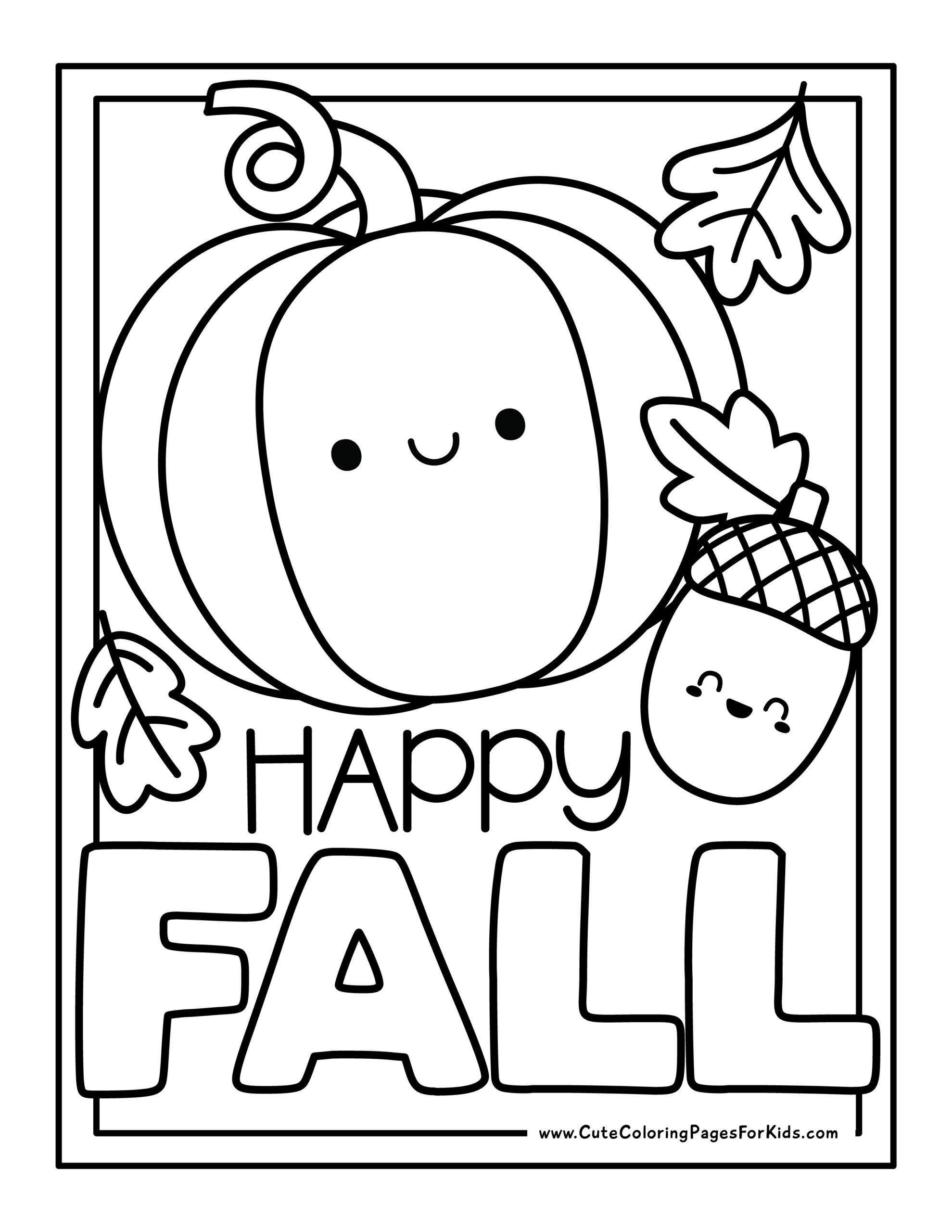 easy coloring pages for kids