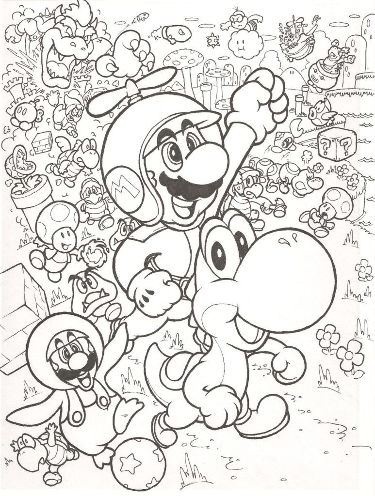 mario bros coloring pages mario bros coloring pages