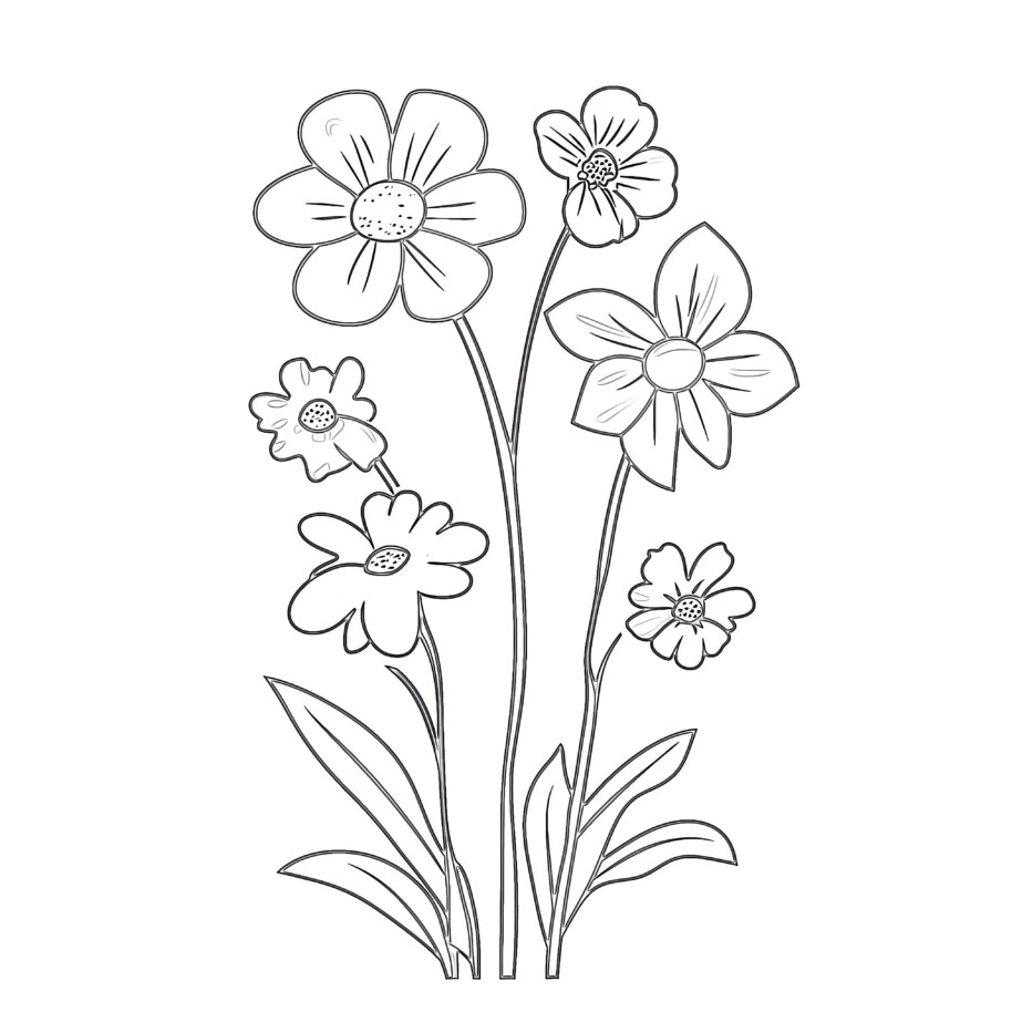 flower coloring sheets for preschoolers flower coloring sheets for preschoolers