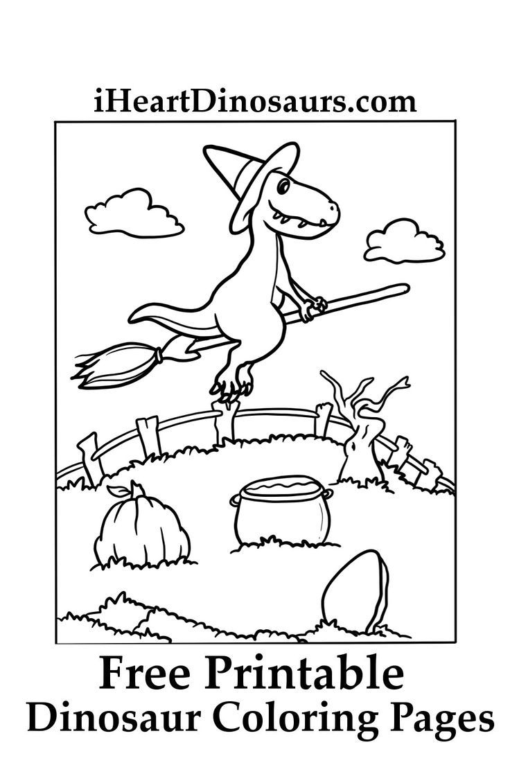 Printable Halloween Coloring Pages Dinosaur Pictures To Color FREE Printable Halloween Coloring Pages Dinosaur Pictures To Color FREE
