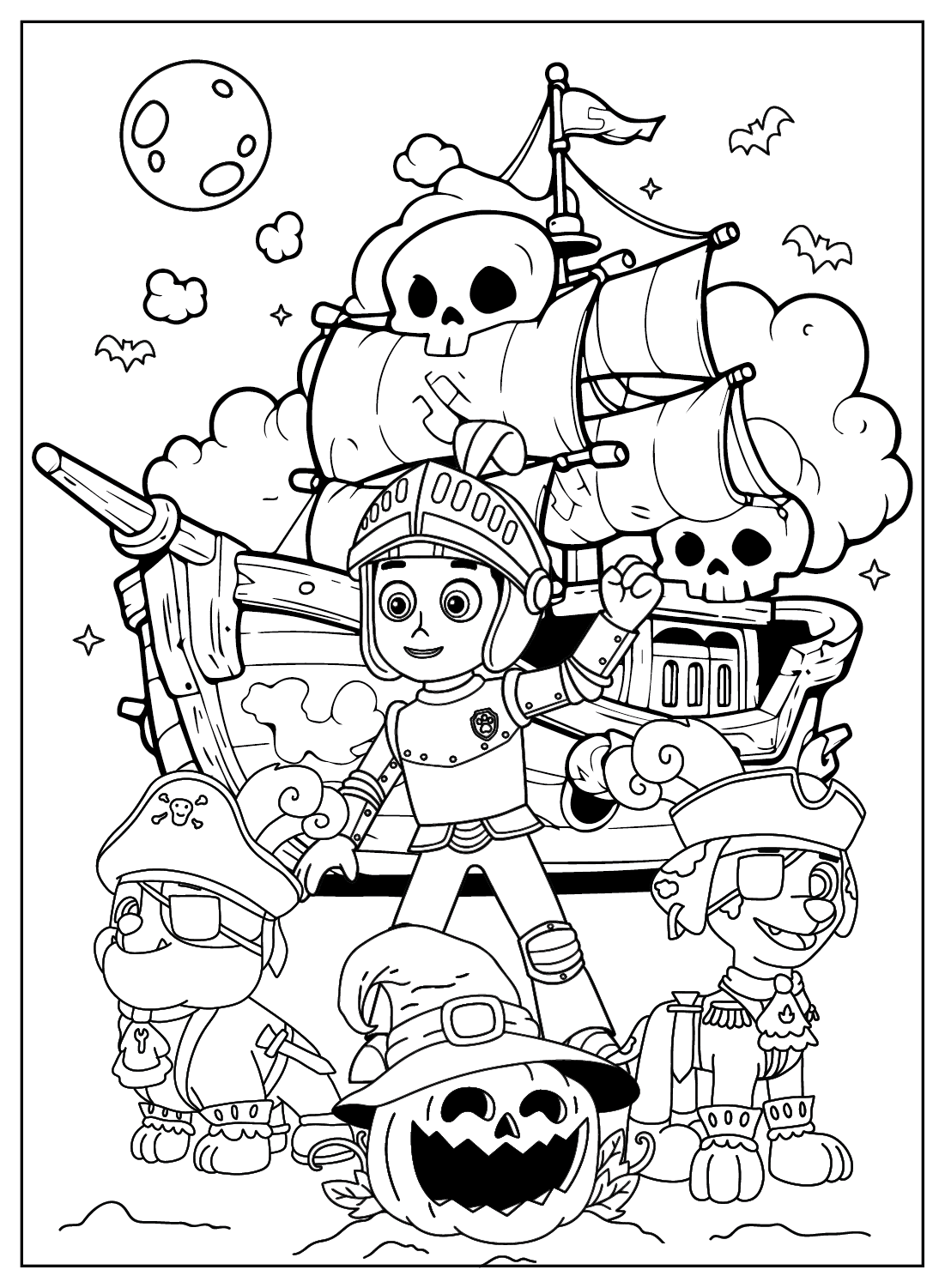 Printable Paw Patrol Halloween Coloring Pages Books To Draw Printable Paw Patrol Halloween Coloring Pages Books To Draw