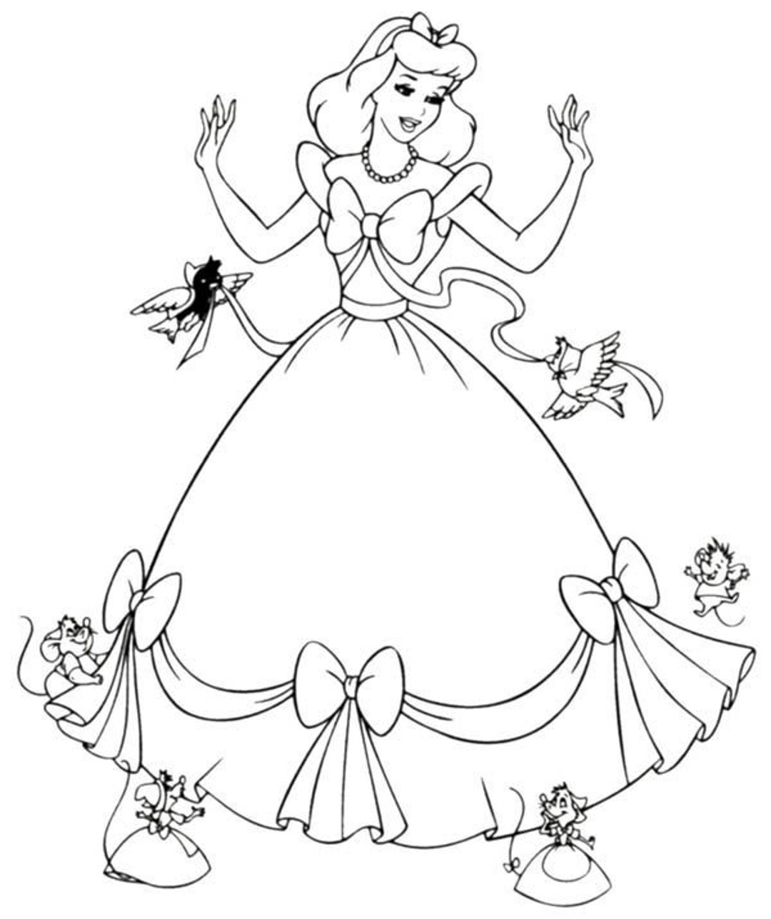 pictures to color princess