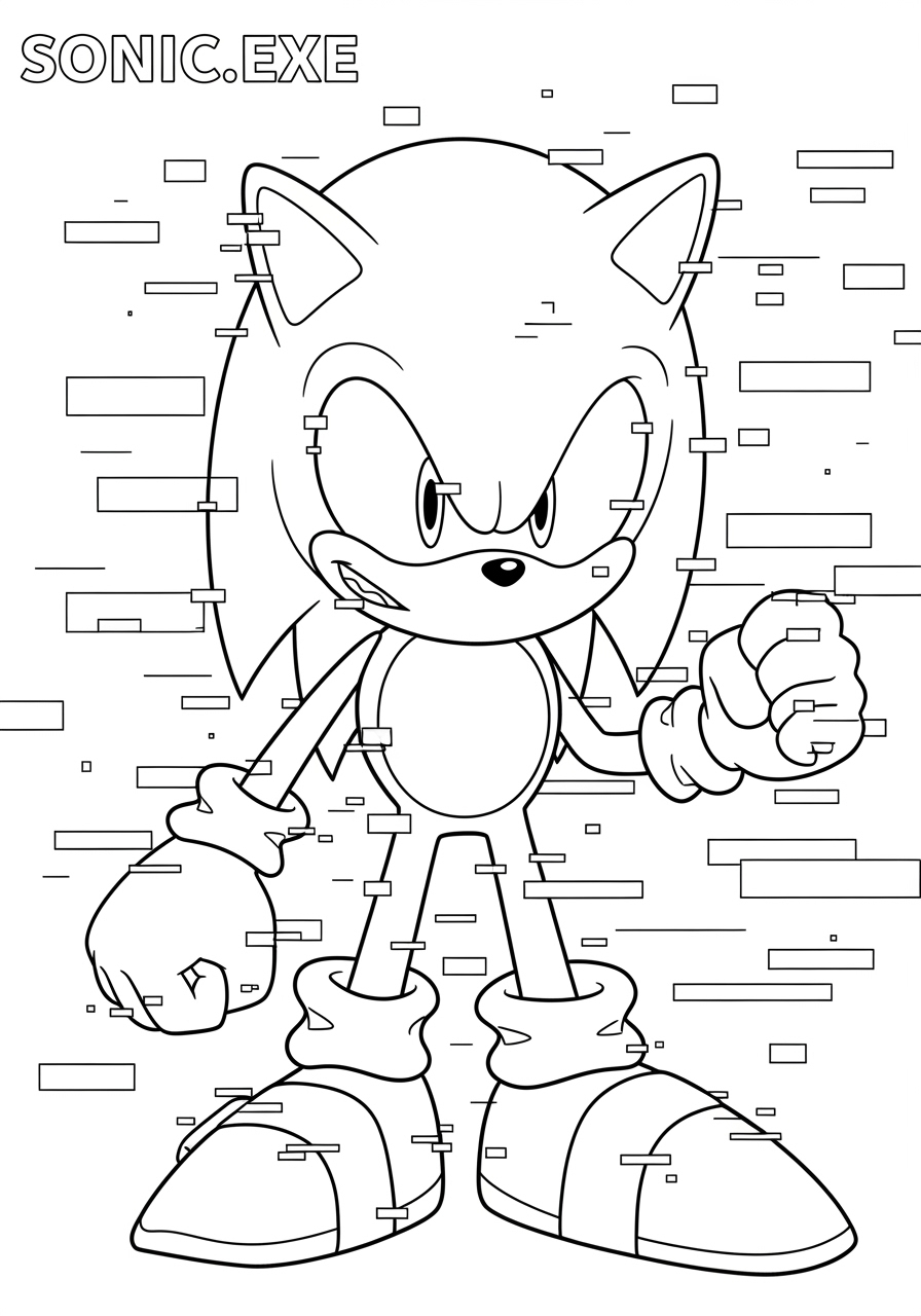 sonic exe coloring pages sonic exe coloring pages