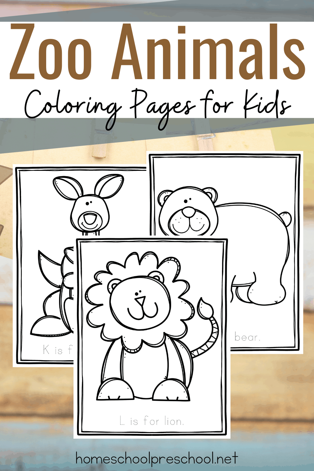 Printable Zoo Animal Coloring Pages For Preschool Printable Zoo Animal Coloring Pages For Preschool