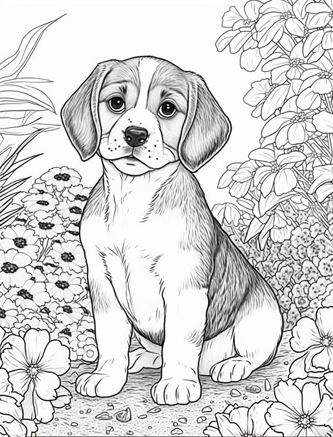 Puppy Coloring Book Pages For Boys Girls Printable Coloring Pages 5 Designs Of Cute Dogs Etsy Puppy Coloring Book Pages For Boys Girls Printable Coloring Pages 5 Designs Of Cute Dogs Etsy