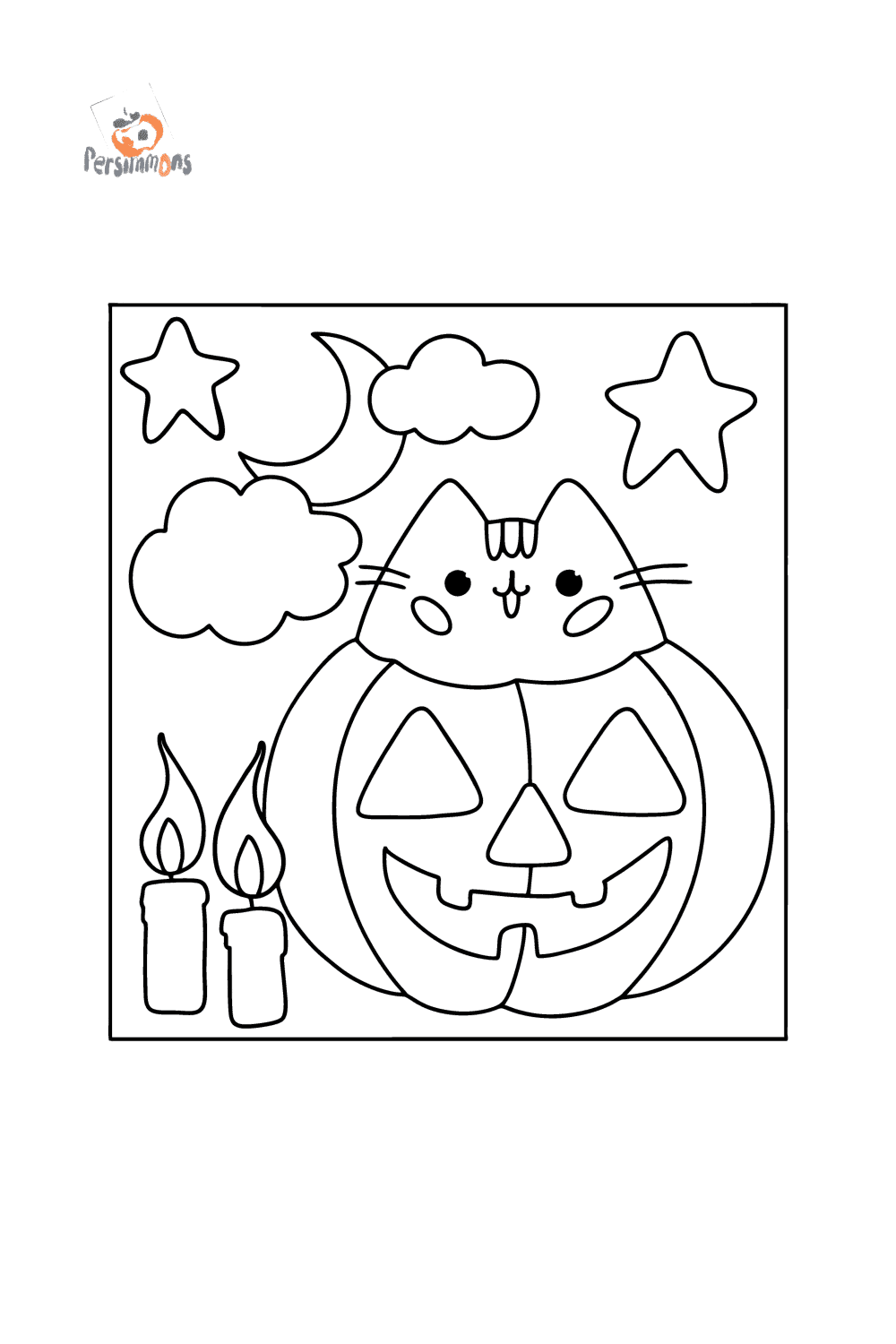 Pusheen And Halloween oloring Page Online And Print For Free  Pusheen And Halloween oloring Page Online And Print For Free