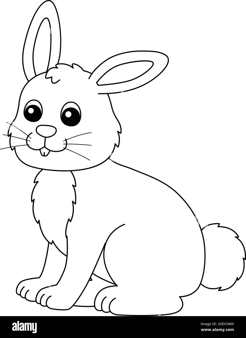 Rabbit Coloring Page Isolated For Kids Stock Vector Image Art Alamy Rabbit Coloring Page Isolated For Kids Stock Vector Image Art Alamy