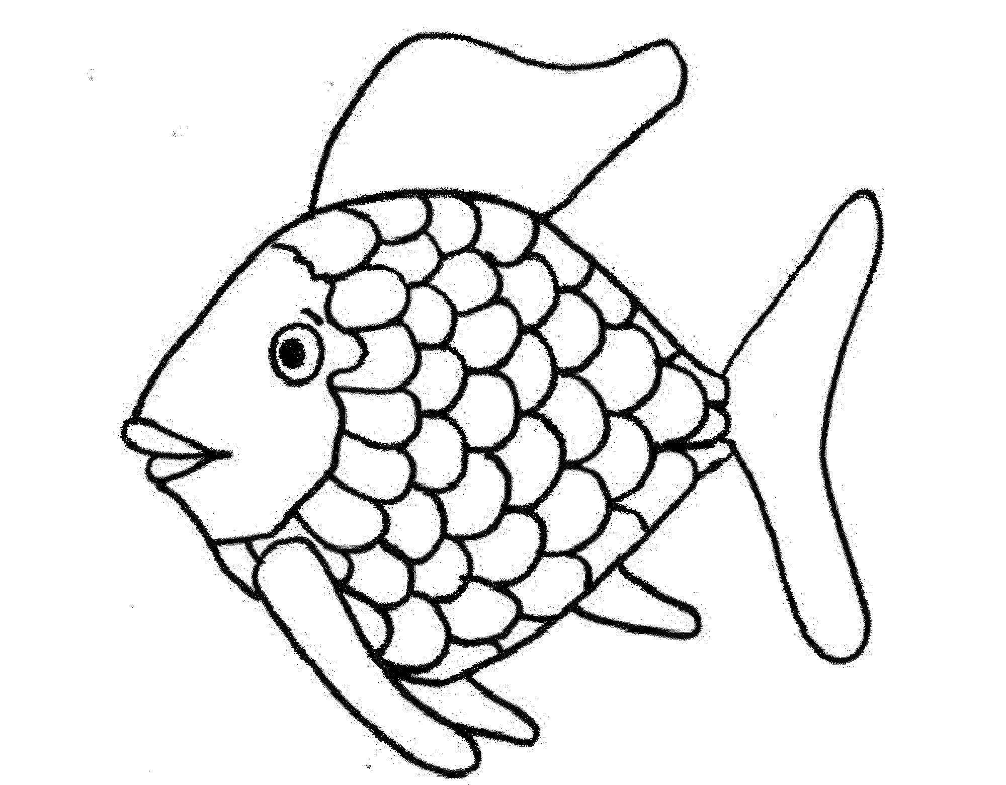 rainbow fish color sheets